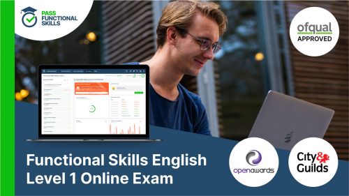 functional skills english level 1 online exam