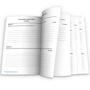 FSEL2 OA practice paper flipping pages
