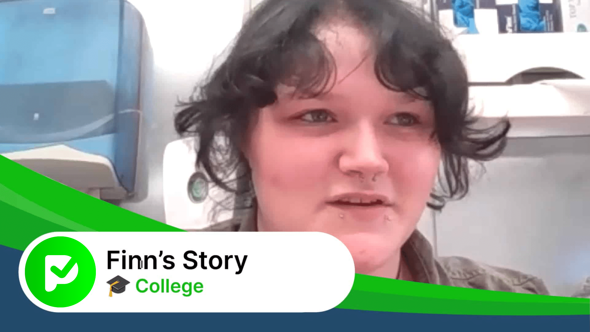 Finn's Story: Going to College testimonial