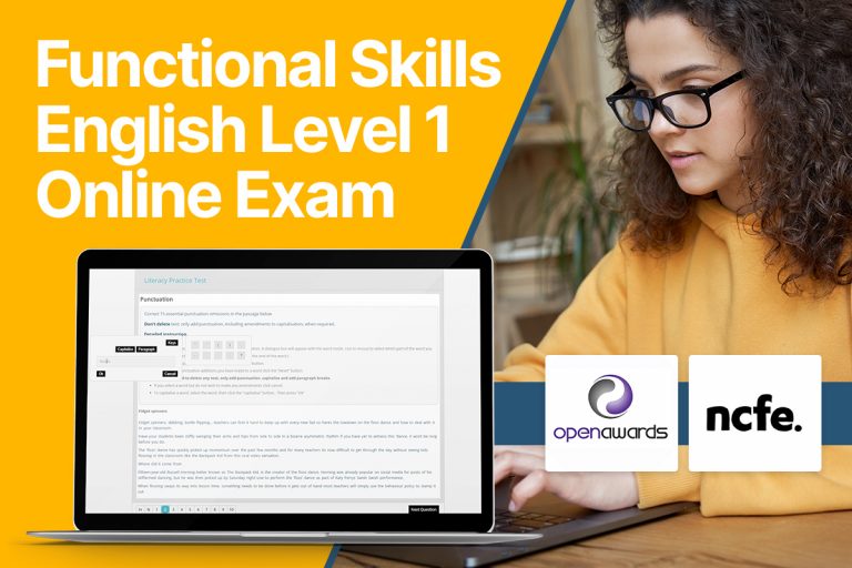 Functional Skills English Level 1 Online Exam | Pass Functional Skills
